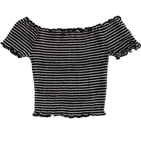 NWOT Women's Windsor Cropped Stripped Top - Picture 6 of 11